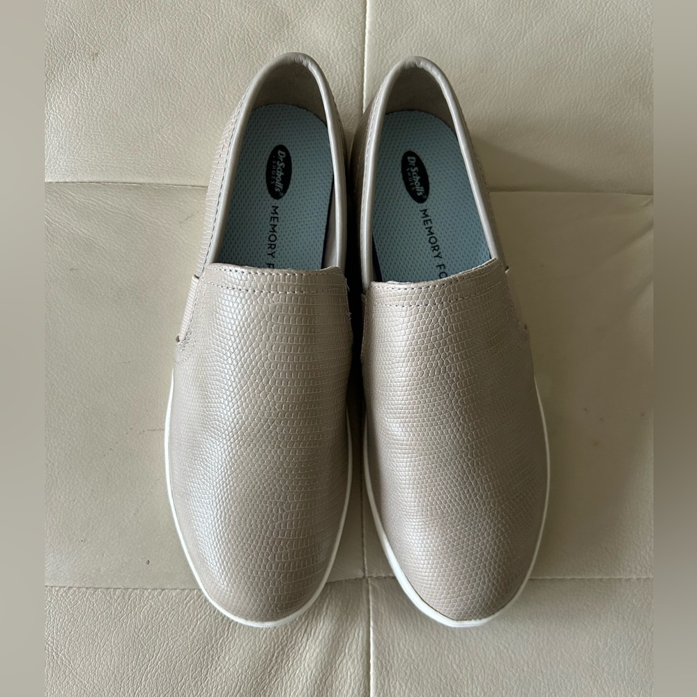 Dr. Scholl's Women’s Taupe Slip-On Loafers